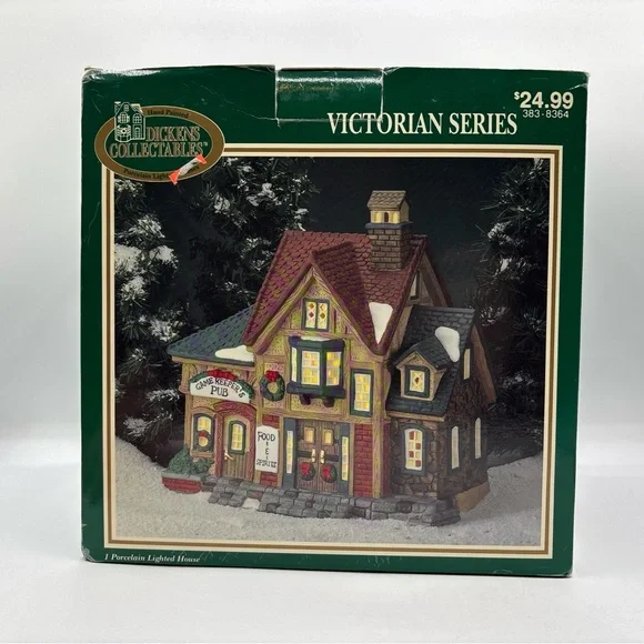 Game Keepers Pub Dickens Collectibles Victorian Series 1998 Vintage Porcelain - Picture 11 of 12
